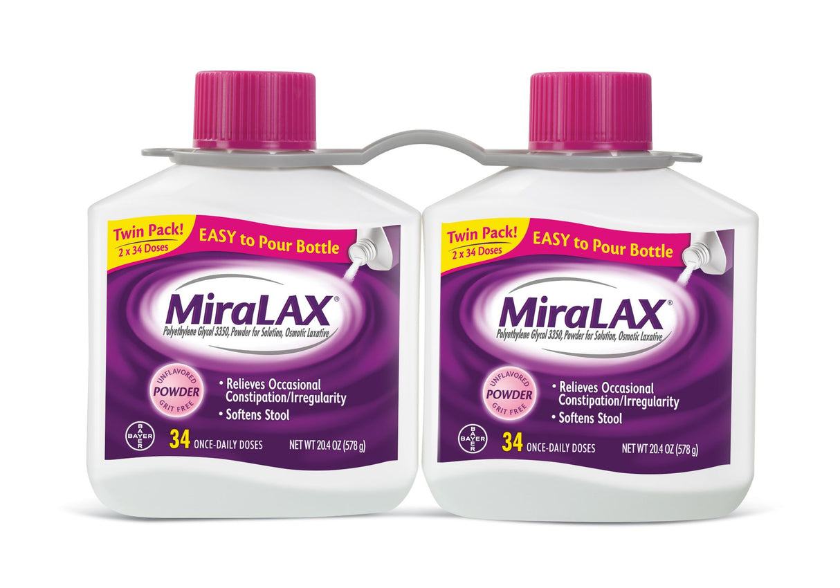 MiraLAX Powder Laxative 2 pack