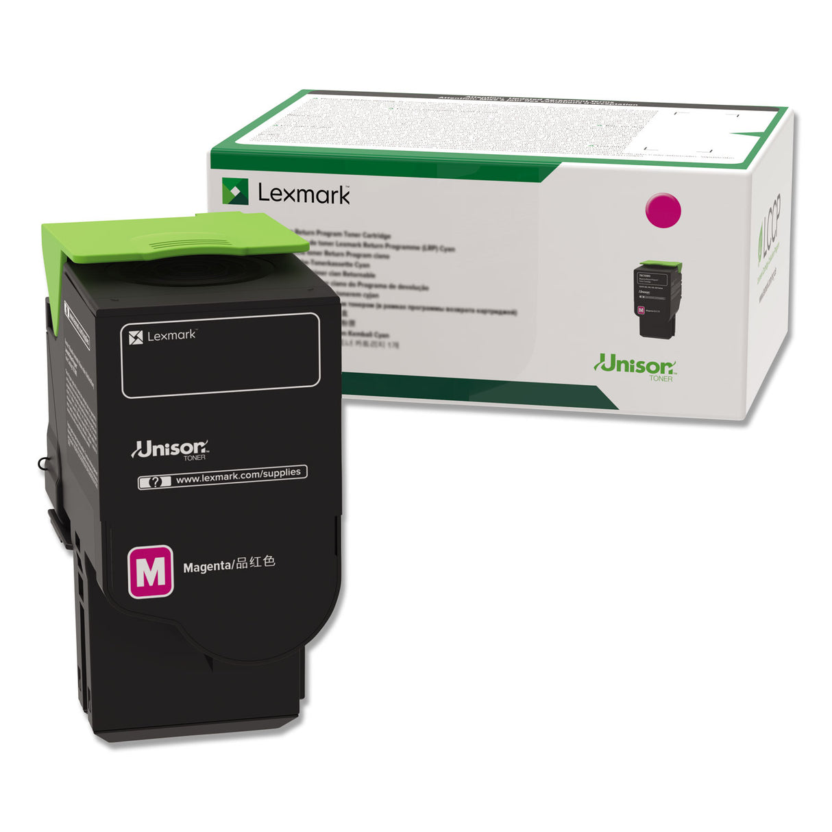 Lexmark 78C1UM0 Return Program Toner, 7,000 Page-Yield, Magenta