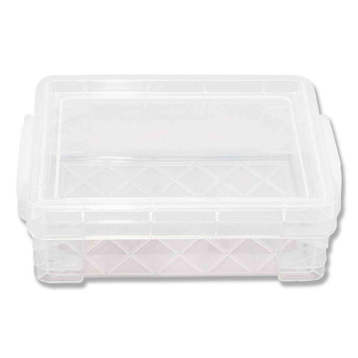 Advantus Super Stacker Crayon Box, Plastic, 4.75 x 3.5 x 1.6, Clear (40311)