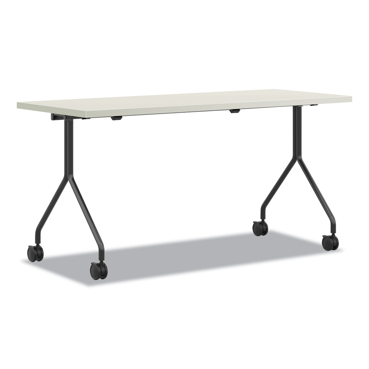 HON Between Nested Multipurpose Tables, Rectangular, 48w x 24d x 29h, Silver Mesh/Loft (PT2448NSB9LT)