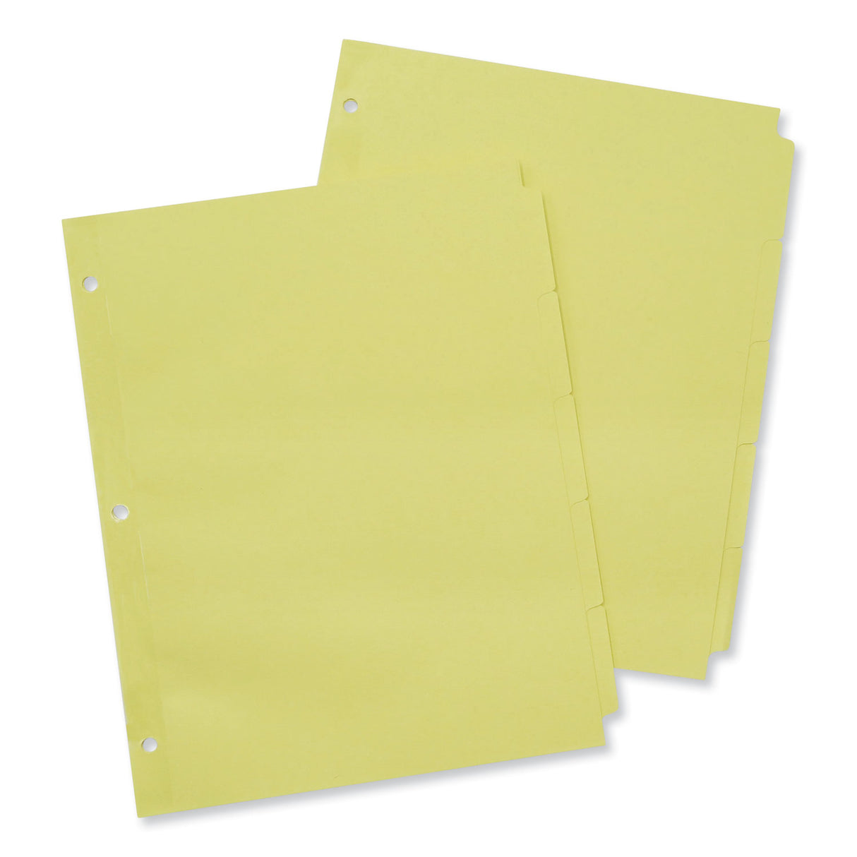 Universal Self-Tab Index Dividers, 5-Tab, 11 x 8.5, Buff, 36 Sets (UNV20836)