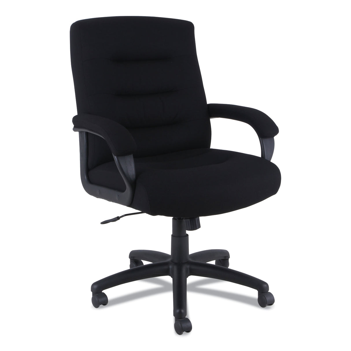 Alera Kesson Series Mid-Back Office Chair, Supports Up to 300 lb, 18.03" to 21.77" Seat Height, Black (ALEKS4210)