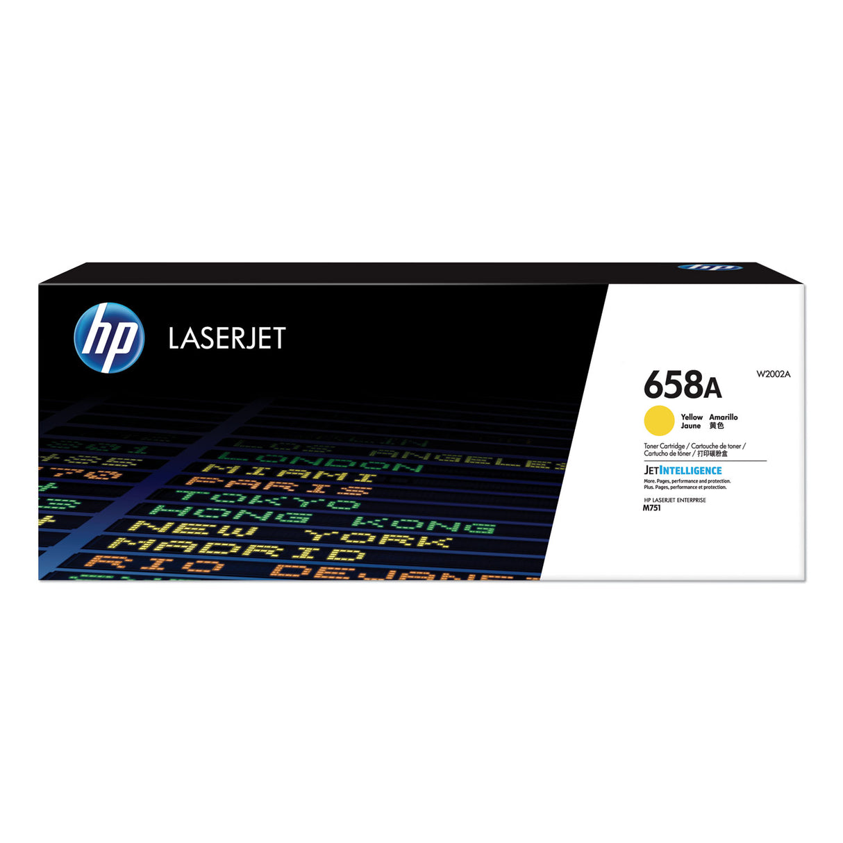 HP 658A, (W2002A) Yellow Original LaserJet Toner Cartridge