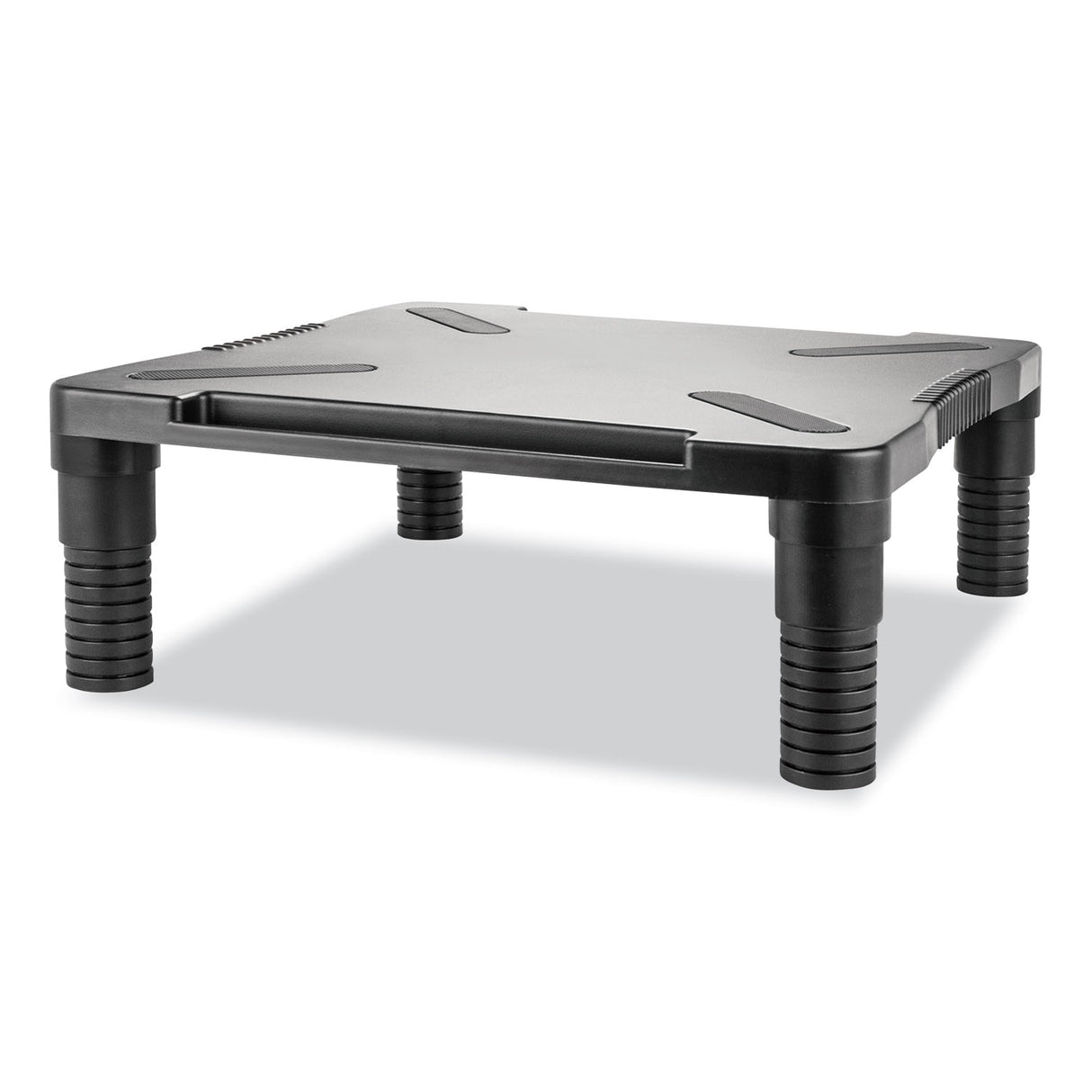 Innovera Single Level Monitor Riser, 13.13" x 13.5" x 4.92" to 7.28", Black (IVR55010)