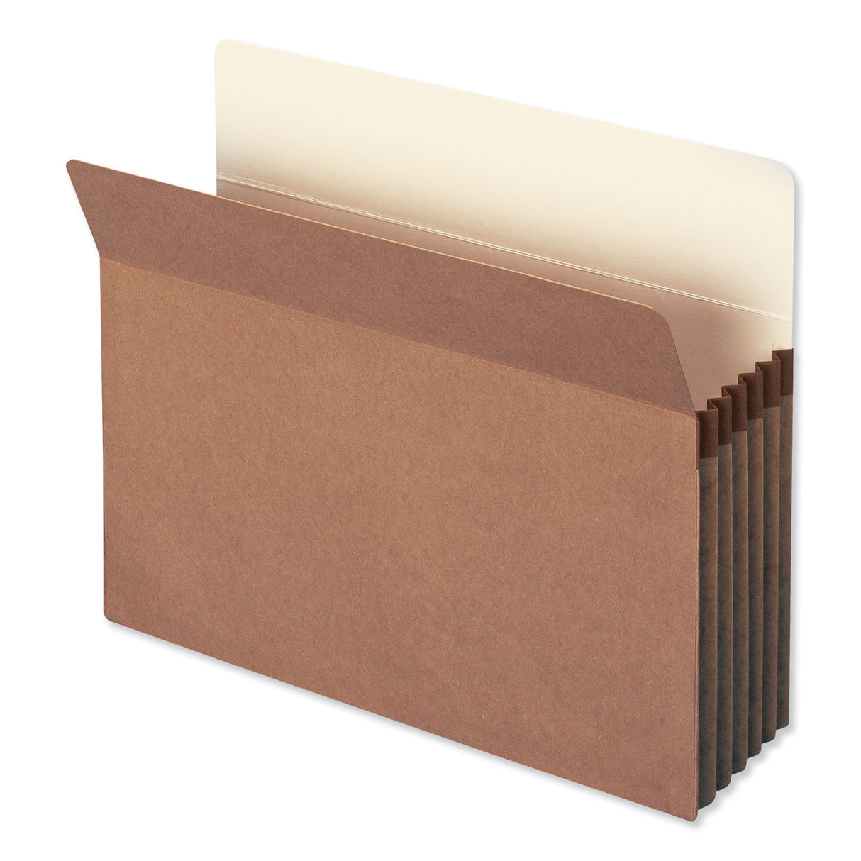 Smead Redrope Drop Front File Pockets, 5.25" Expansion, Letter Size, Redrope, 50/Box (73810)