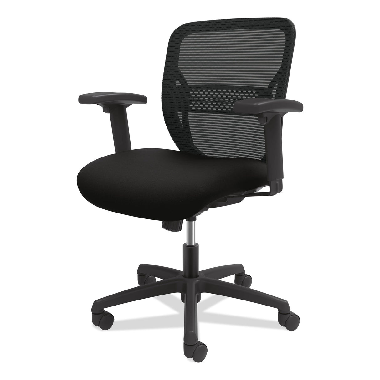 HON Gateway Mid-Back Task Chair, Supports Up to 250 lb, 17" to 22" Seat Height, Black (GVHMZ1ACCF10)