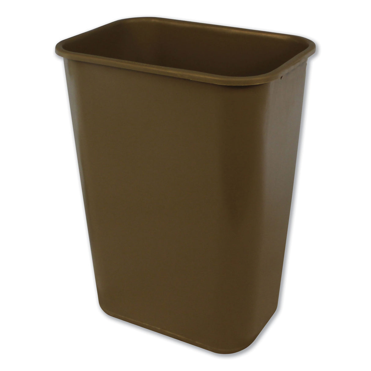 Impact Soft-Sided Wastebasket, 41 qt, Polyethylene, Beige (7703BEI)