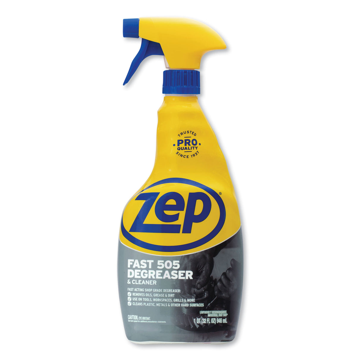 Zep Commercial Fast 505 Cleaner and Degreaser, 32 oz Spray Bottle, 12/Carton (ZU50532CT)
