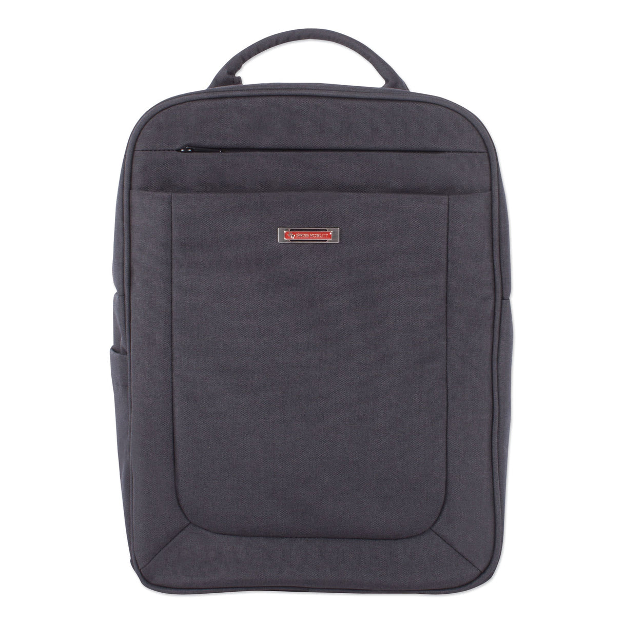 Swiss Mobility Cadence 2 Section Business Backpack, Fits Devices Up to 15.6", Polyester, 6 x 6 x 17, Charcoal (BKP1012SMCH)