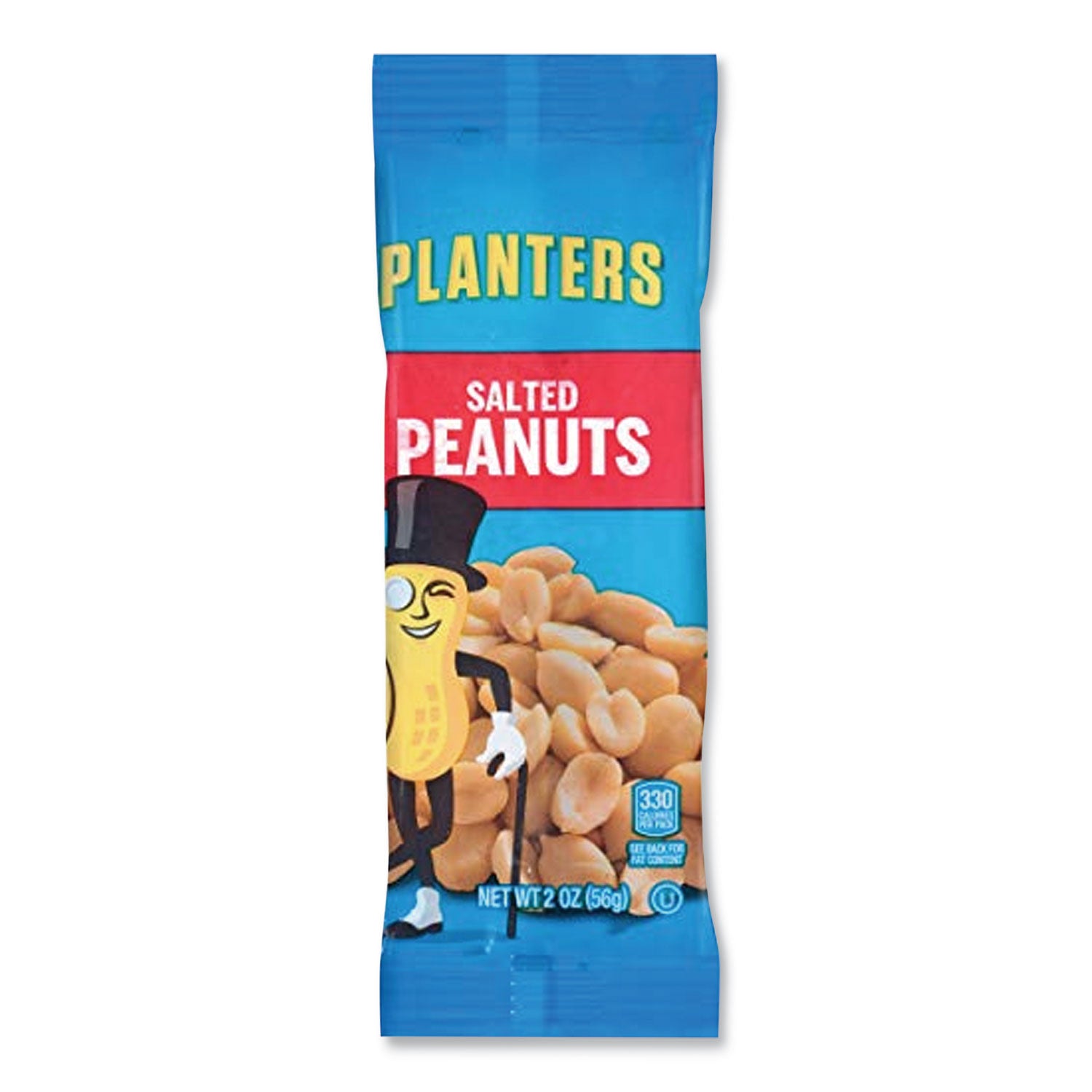 Planters Salted Peanuts, 2 oz Packet, 144/Carton (00360)