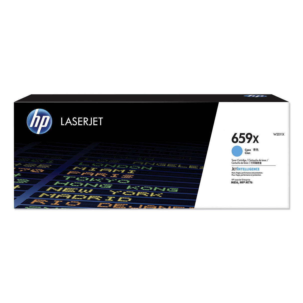 HP 659X, (W2011X) High-Yield Cyan Original LaserJet Toner Cartridge