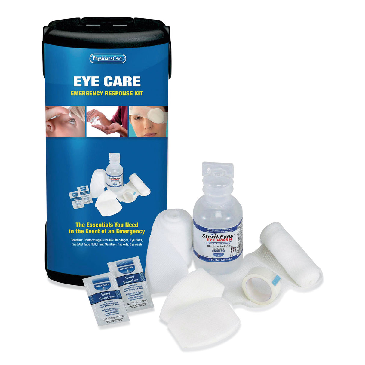 PhysiciansCare First Responder Eye Care First Aid Kit, Plastic Case (90142)