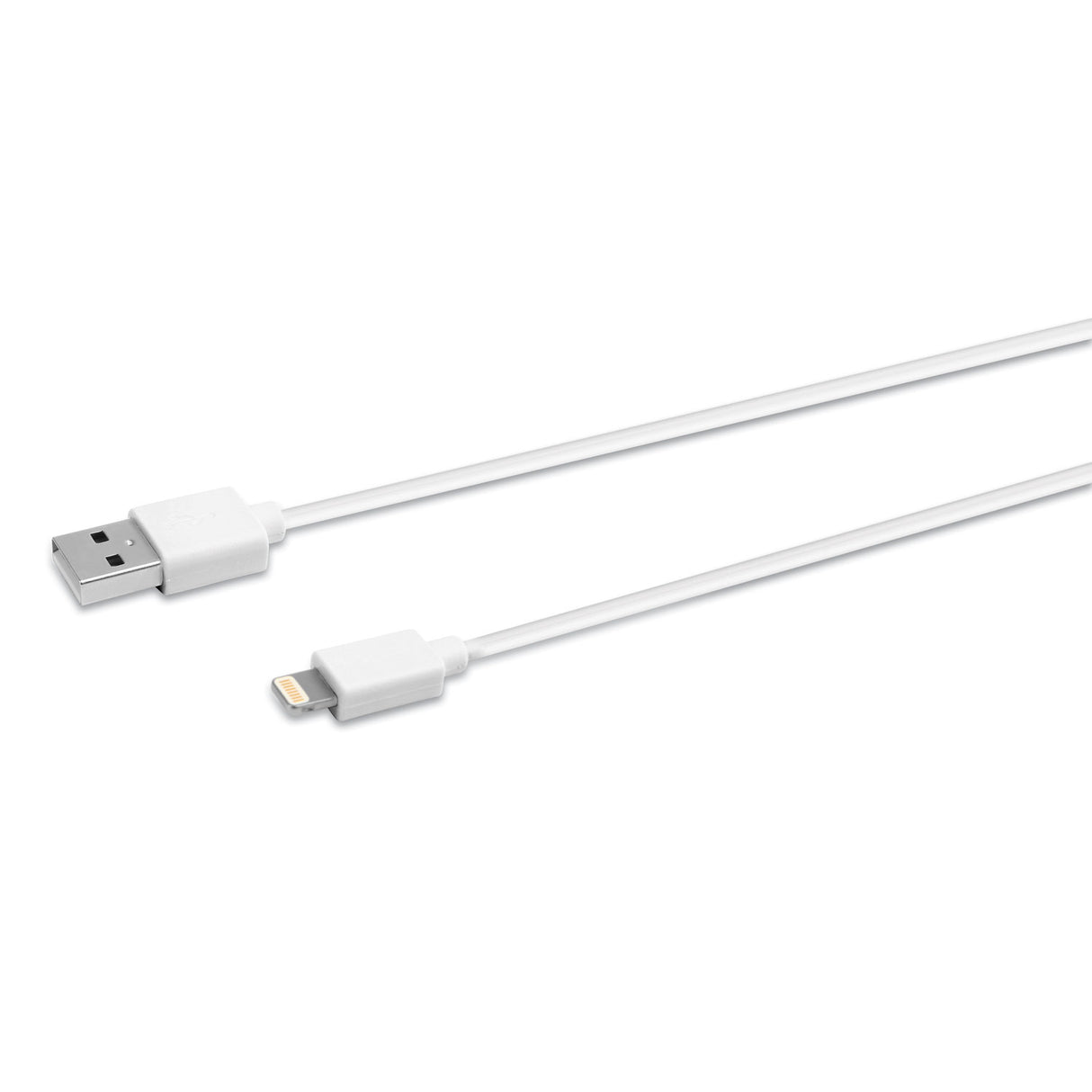 Innovera USB Apple Lightning Cable, 3 ft, White (IVR30018)