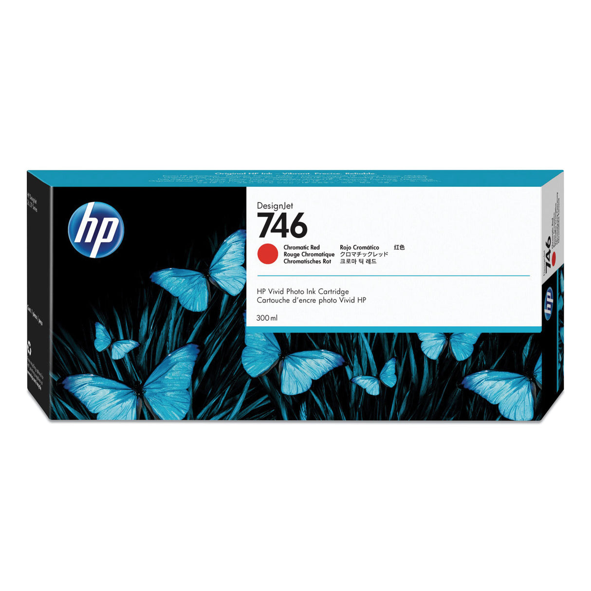 HP 746, (P2V81A) Chromatic Red Original Ink Cartridge
