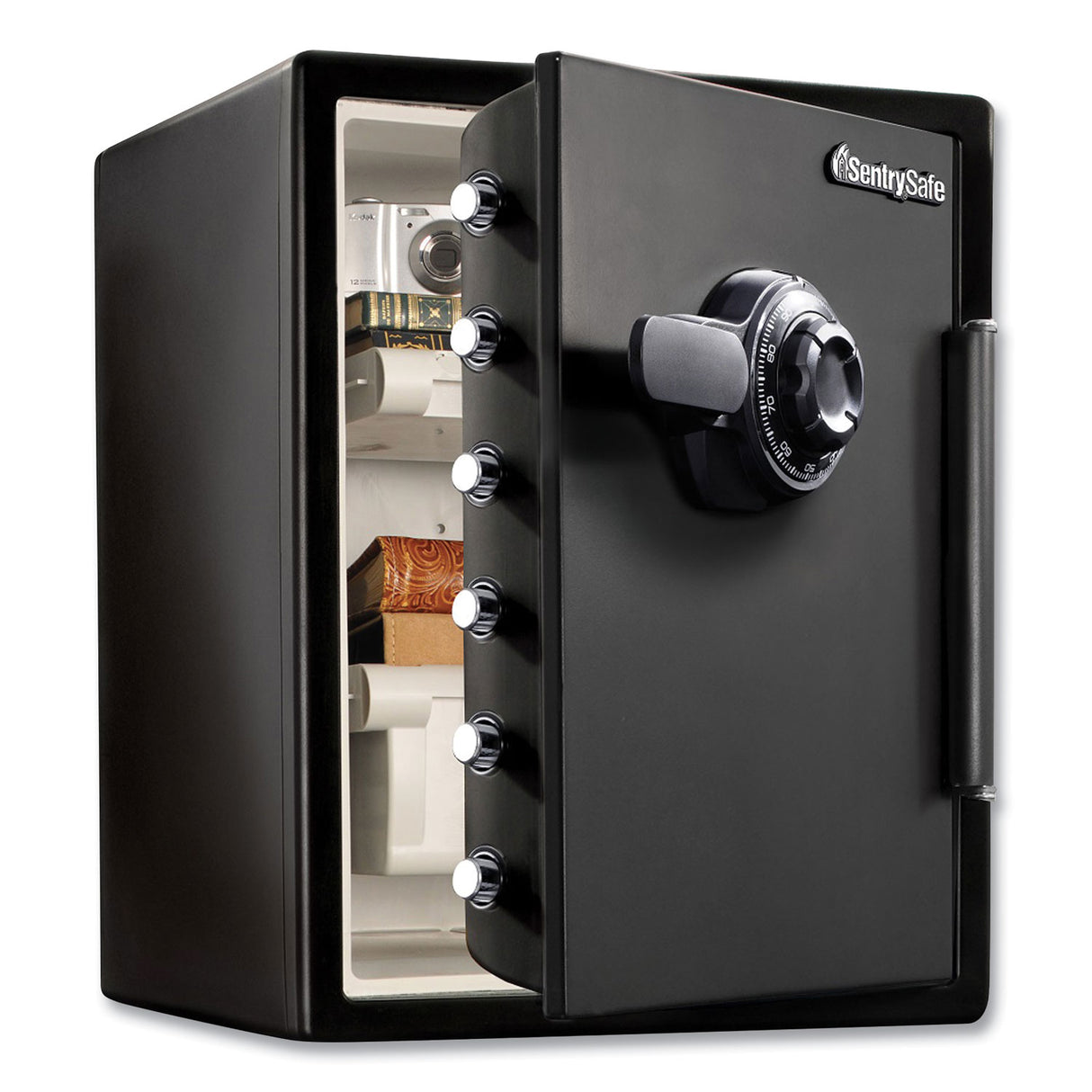 SentrySafe Fire-Safe with Combination Access, 2 cu ft, 18.6w x 19.3d x 23.8h, Black (SFW205CWB)