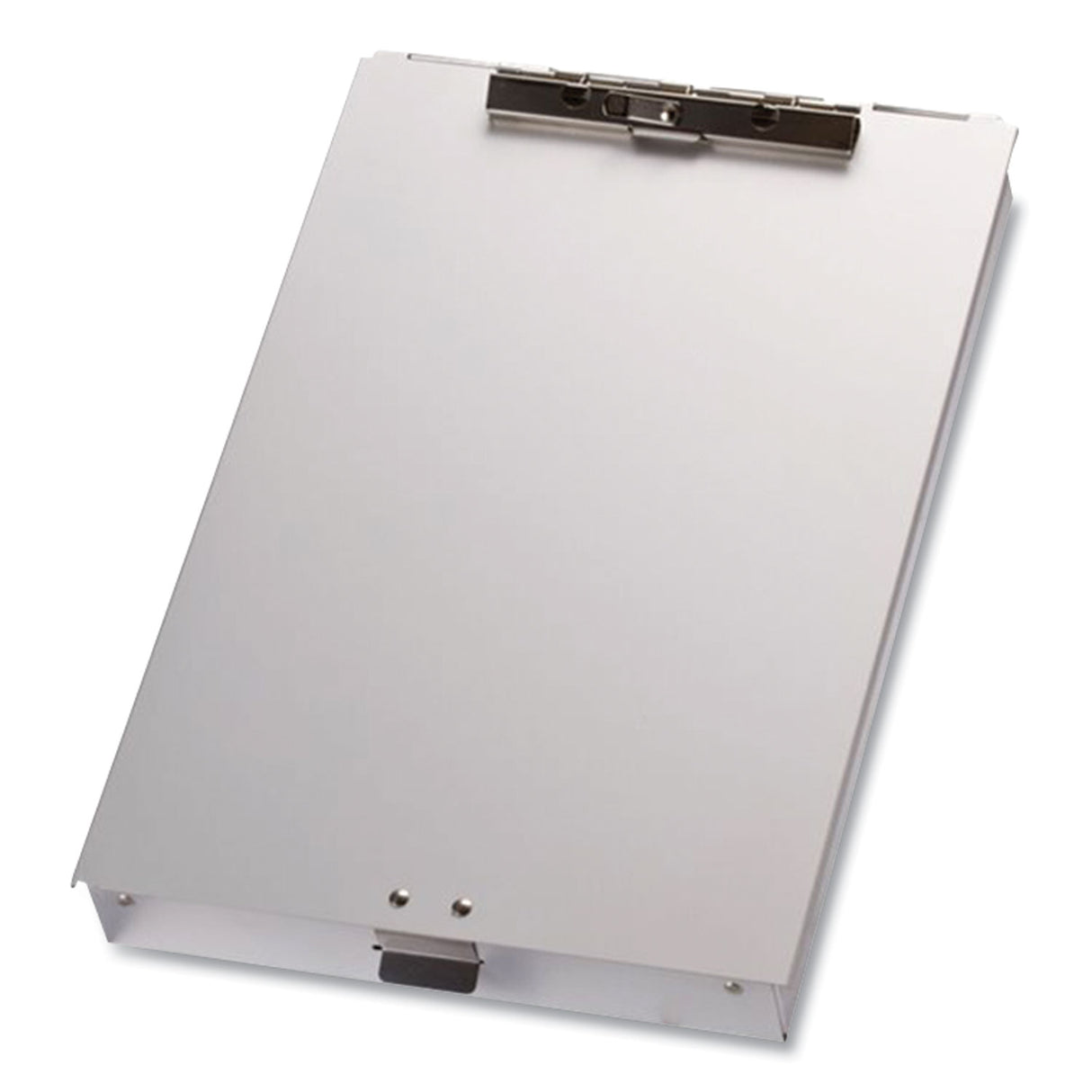 Officemate Aluminum Storage Clipboard, Holds 8.5 x 12 Sheets, Silver (83200)