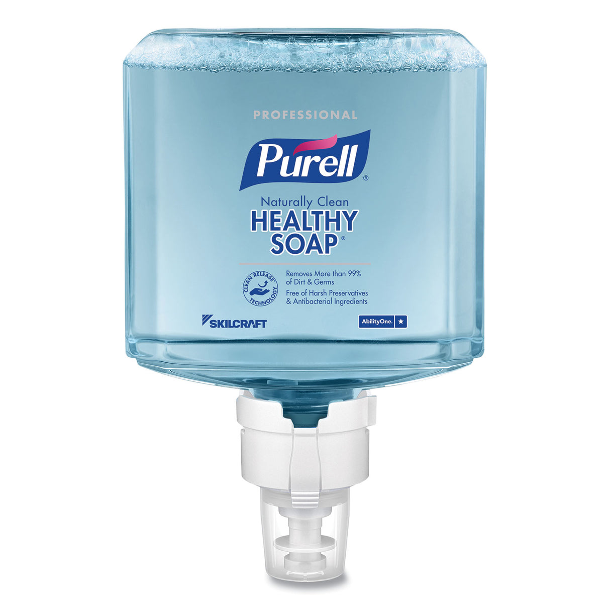 AbilityOne 8520016843253, SKILCRAFT PURELL Professional CRT HEALTHY SOAP Naturally Clean Foam Refill, Light Scent, 1,200 mL, 2/Box