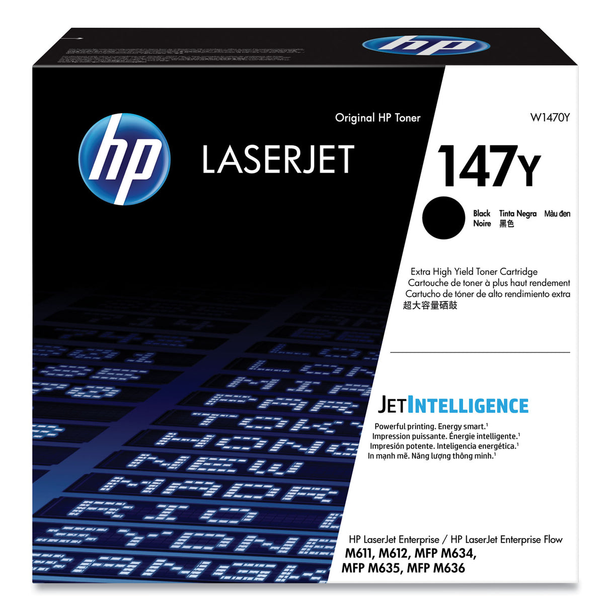 HP 147Y, (W1470Y) Extra High-Yield Black Original Laser Toner Cartridge