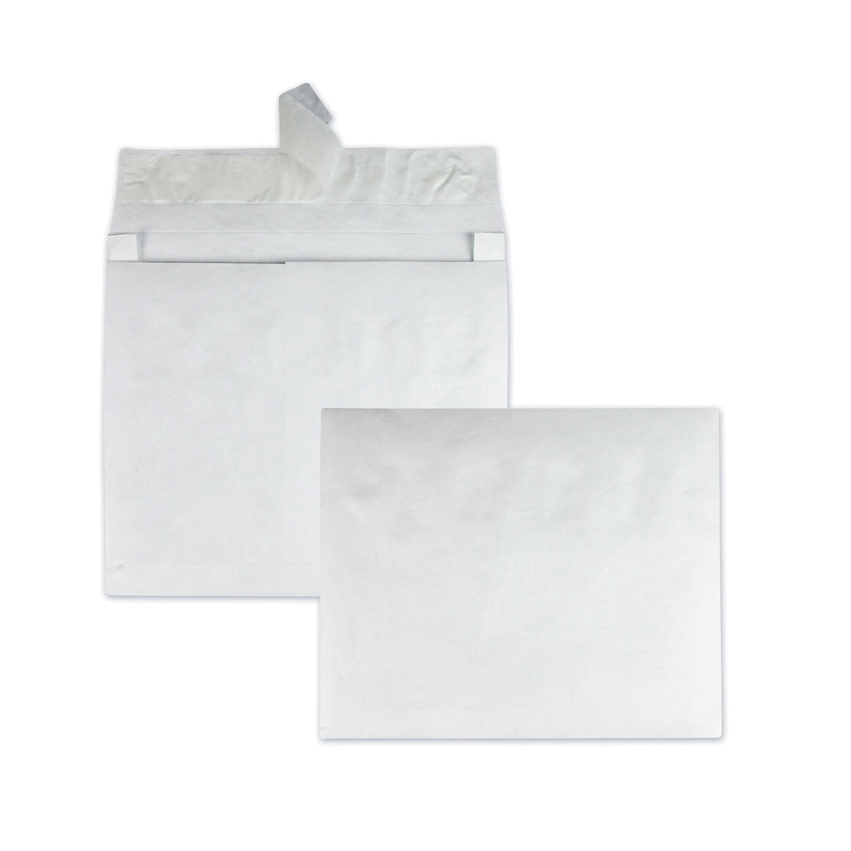 Survivor Lightweight 14 lb Tyvek Open End Expansion Mailers, #15, Square Flap, Redi-Strip Adhesive Closure, 10 x 15, White, 100/Carton (R4630)