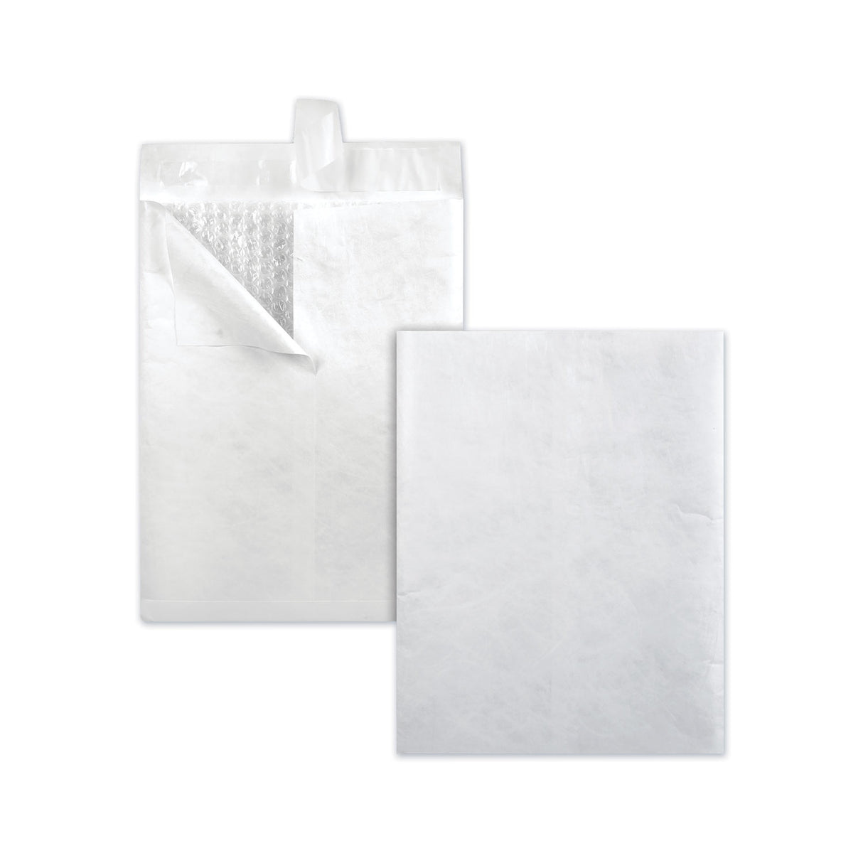 Survivor Bubble Mailer of DuPont Tyvek, #2E, Air Cushion, Redi-Strip Adhesive Closure, 9 x 12, White, 25/Box (R7525)