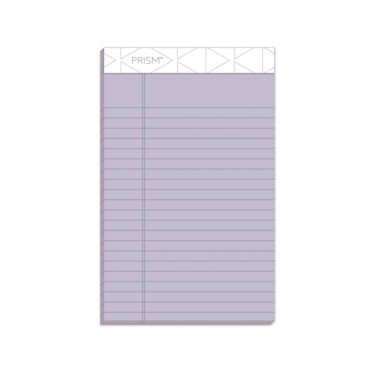 TOPS Prism + Colored Writing Pads, Narrow Rule, 50 Pastel Orchid 5 x 8 Sheets, 12/Pack (63040)