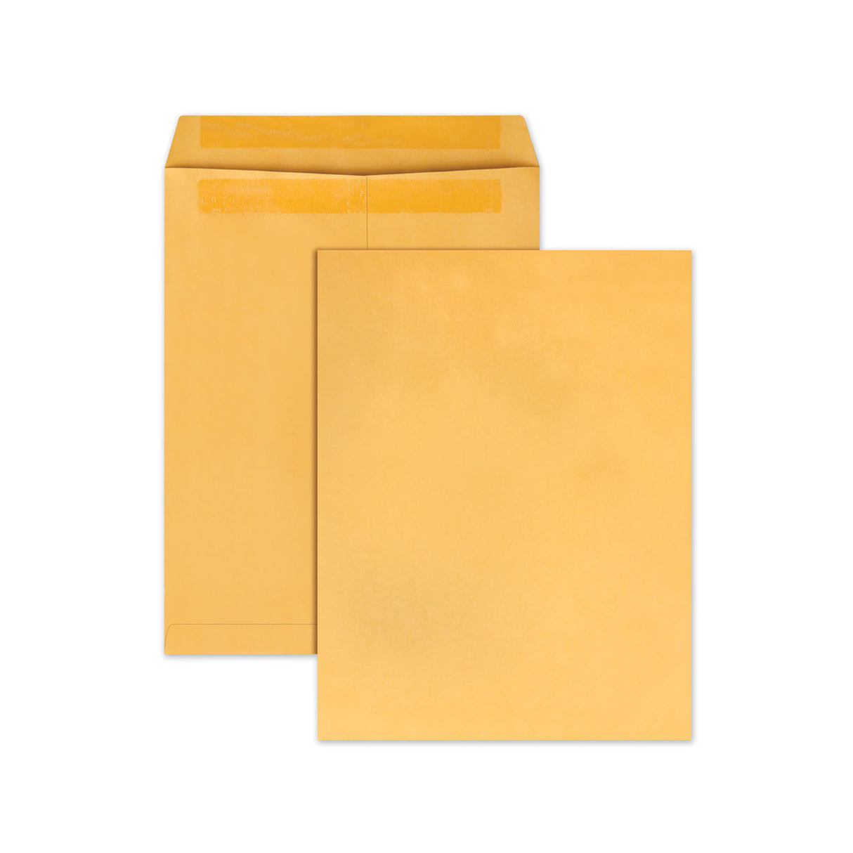 Quality Park Redi-Seal Catalog Envelope, #13 1/2, Cheese Blade Flap, Redi-Seal Adhesive Closure, 10 x 13, Brown Kraft, 100/Box (43767)
