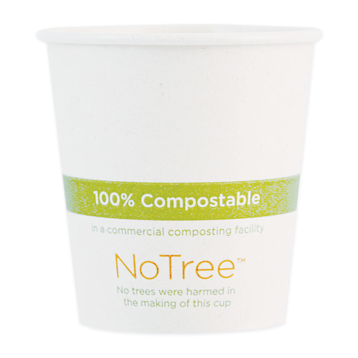 World Centric NoTree Paper Hot Cups, 10 oz, Natural, 1,000/Carton (CUSU10)