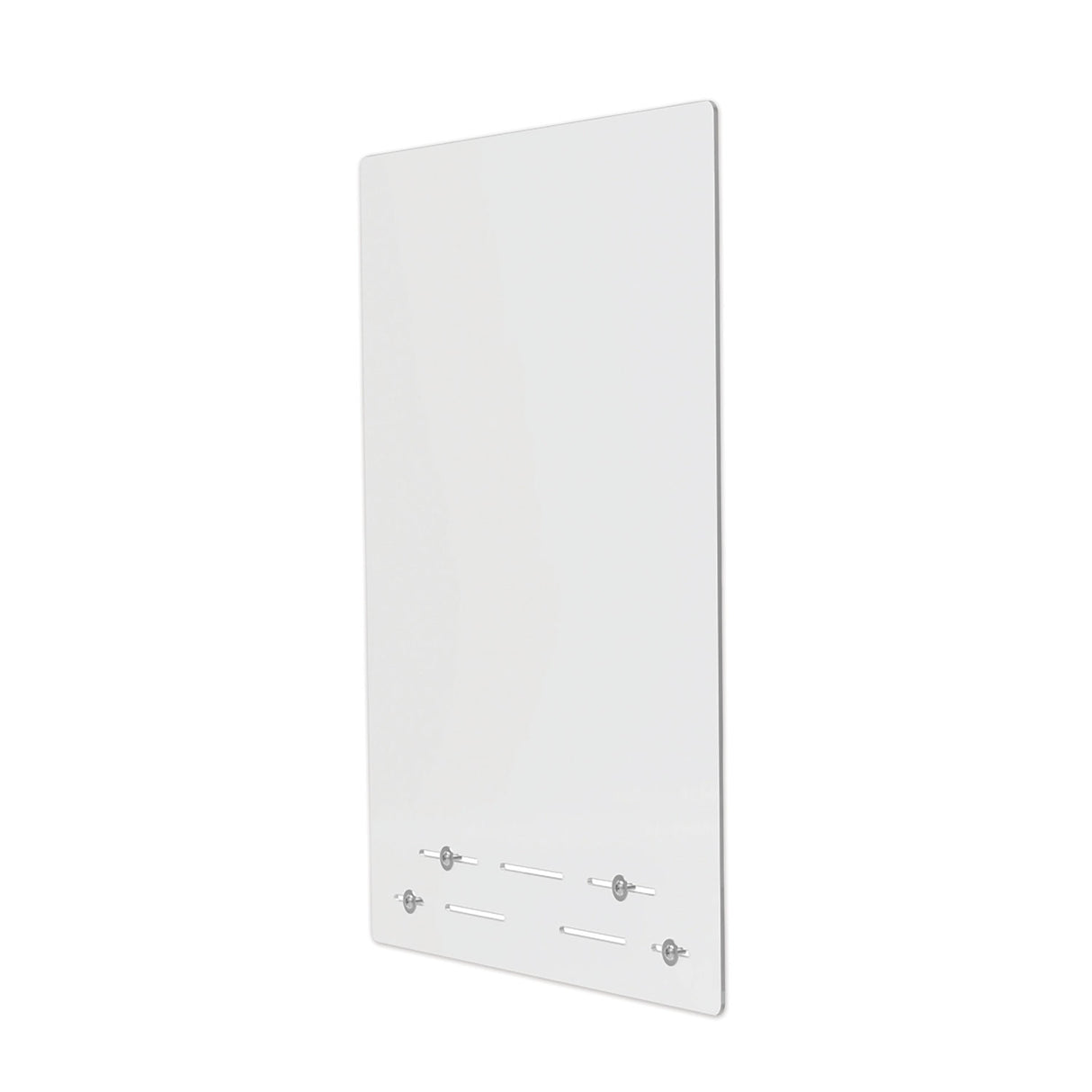 Deflecto Mounting Safety Barrier with Full Shield, 23.75" x 31.75", Acrylic, Clear, 2/Carton (PBCMA2331F)