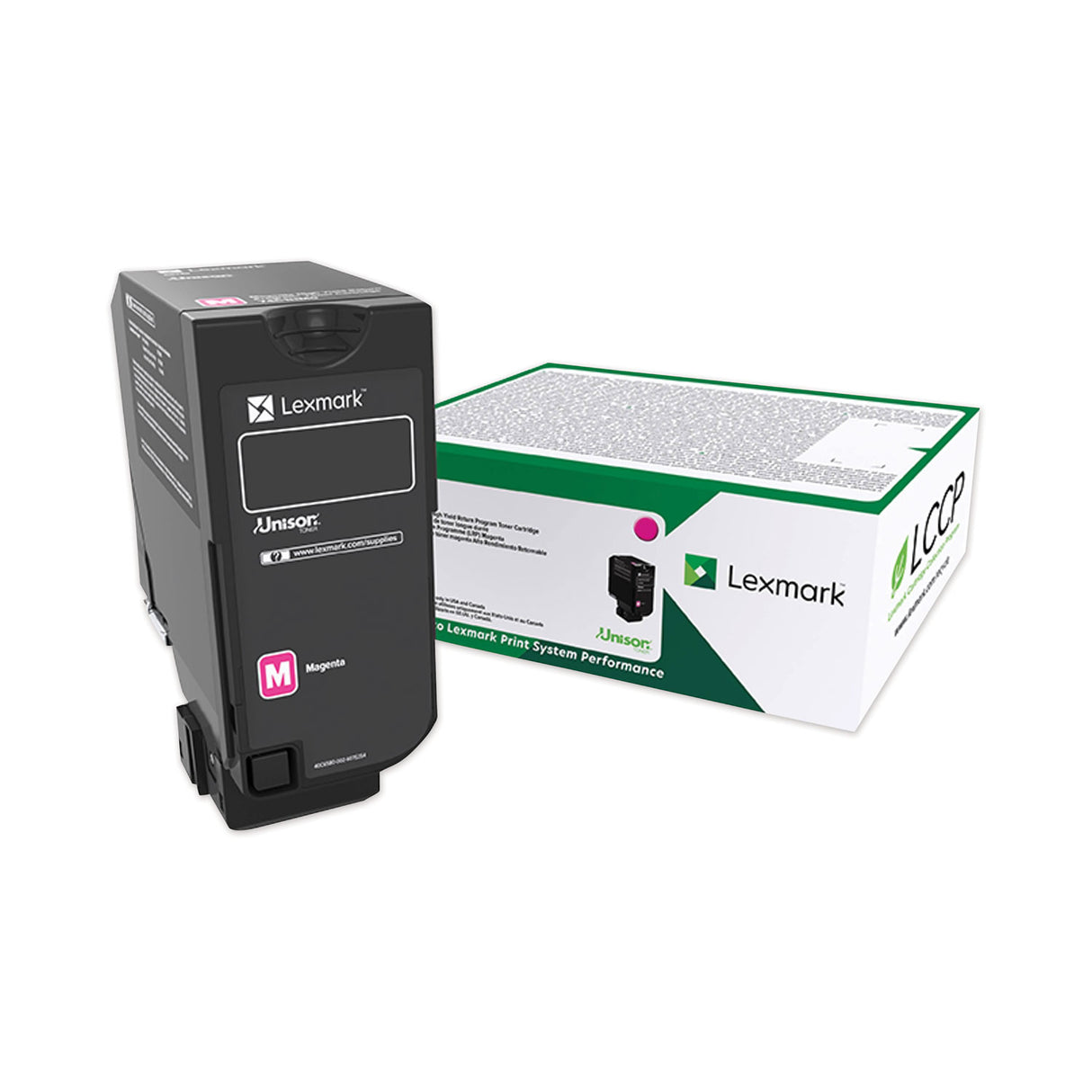 Lexmark 74C00MG Return Program Toner, 3,000 Page-Yield, Magenta