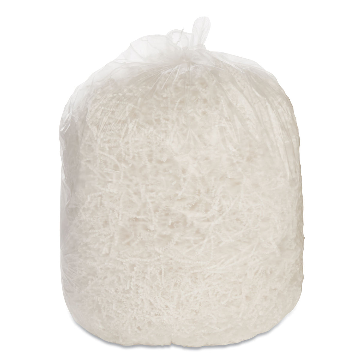 AbilityOne 8105015171354, SKILCRAFT Linear Low Density Can Liners, 45 gal, 0.6 mil, 40" x 46", Clear, Flat Pack, 40/Box