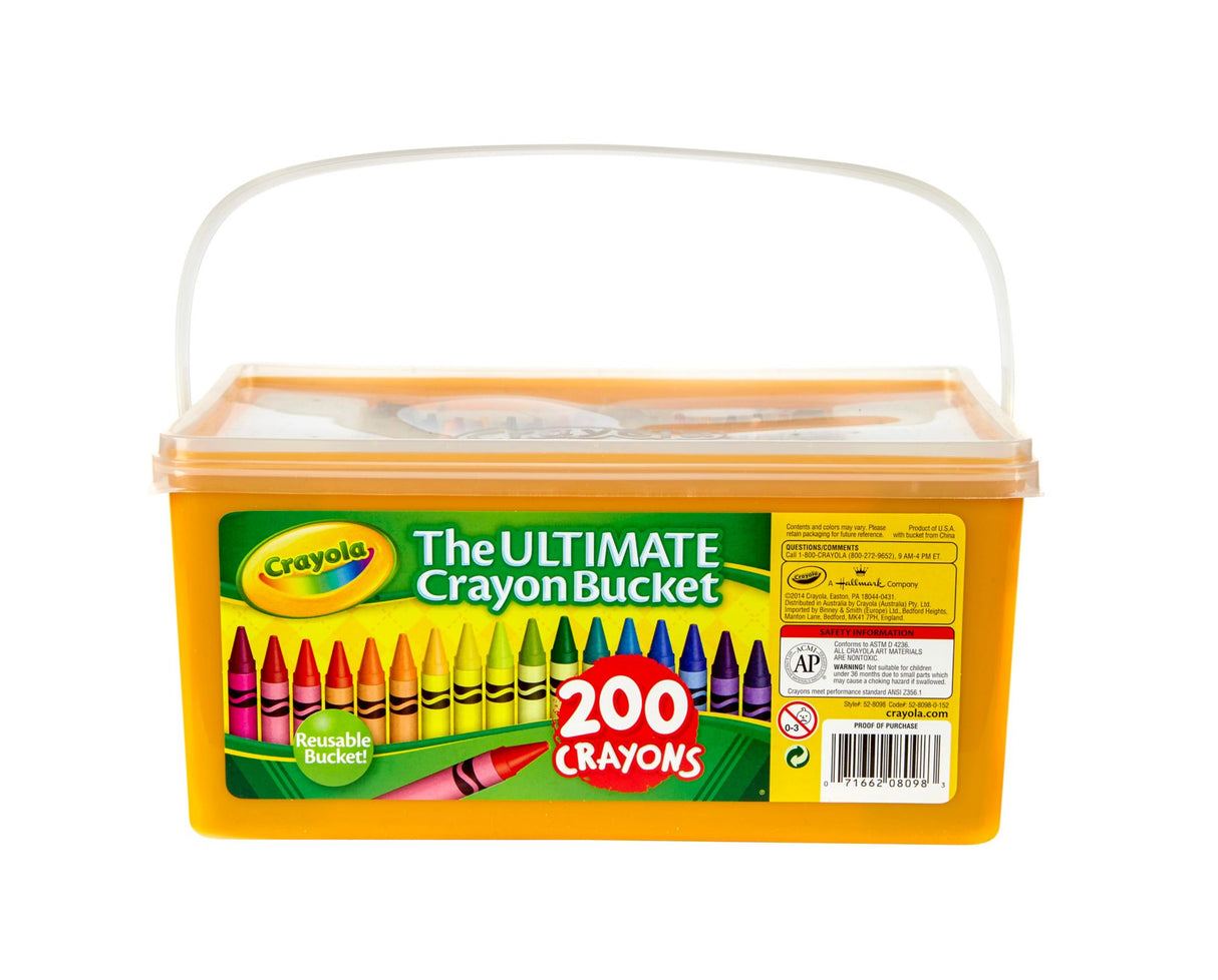 Crayola Ultimate Crayon Bucket 200 count