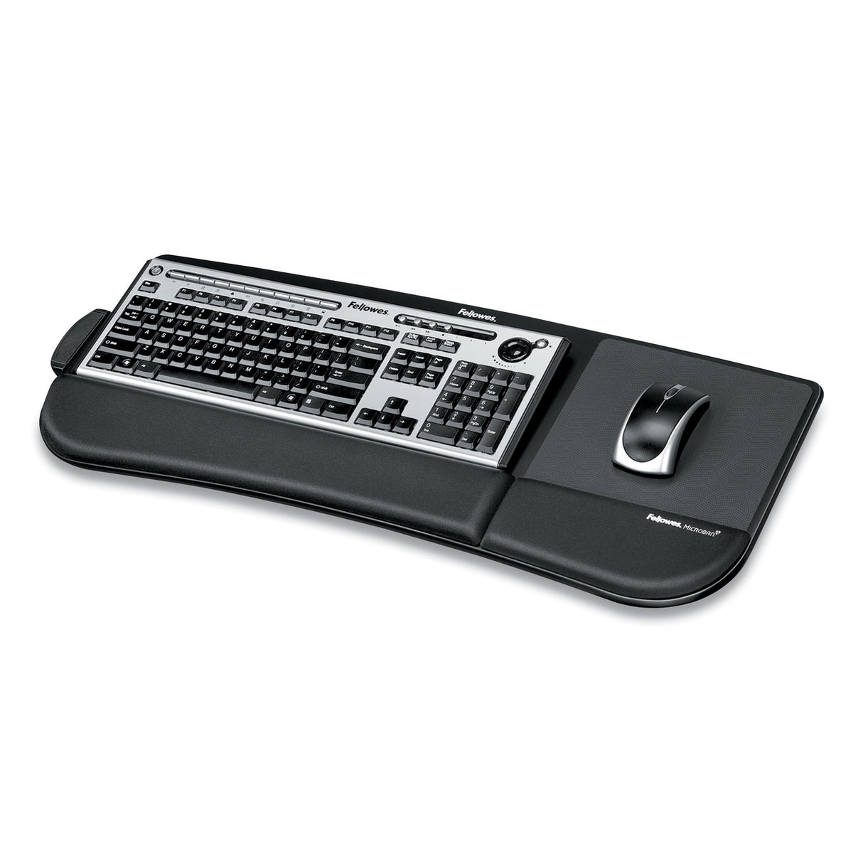 Fellowes Tilt 'n Slide Keyboard Manager, 19.5w x 11.88d, Black (8060101)