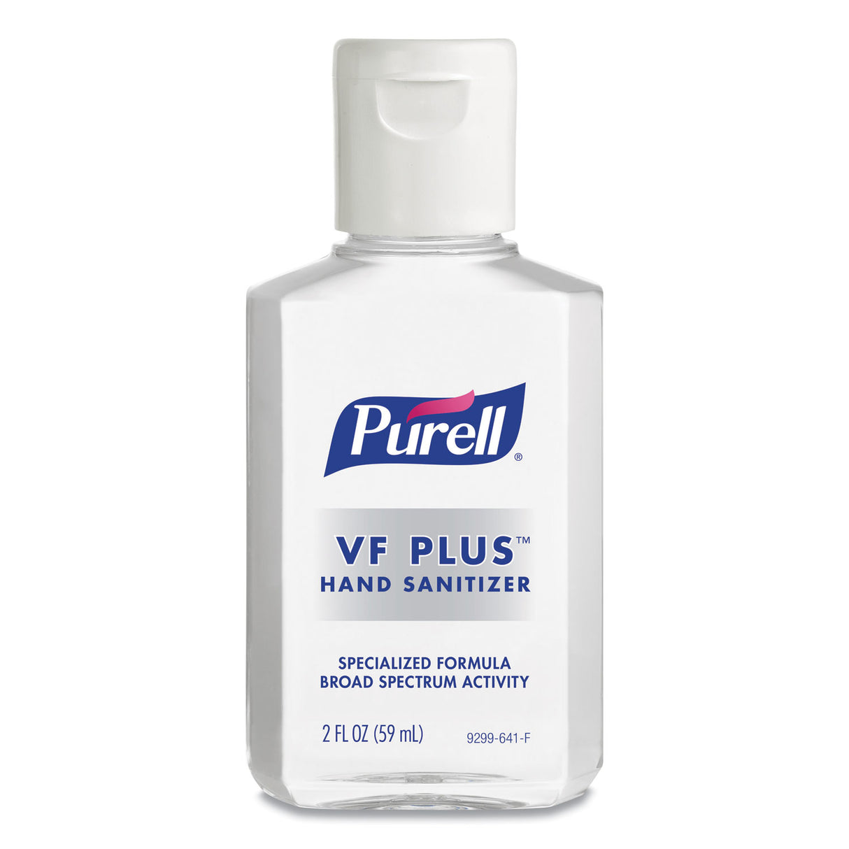 Purell vf Plus gel Hand Sanitizer, 2 oz Flip cap Bottle, Fragrance-free, 24/Carton (929924ct)