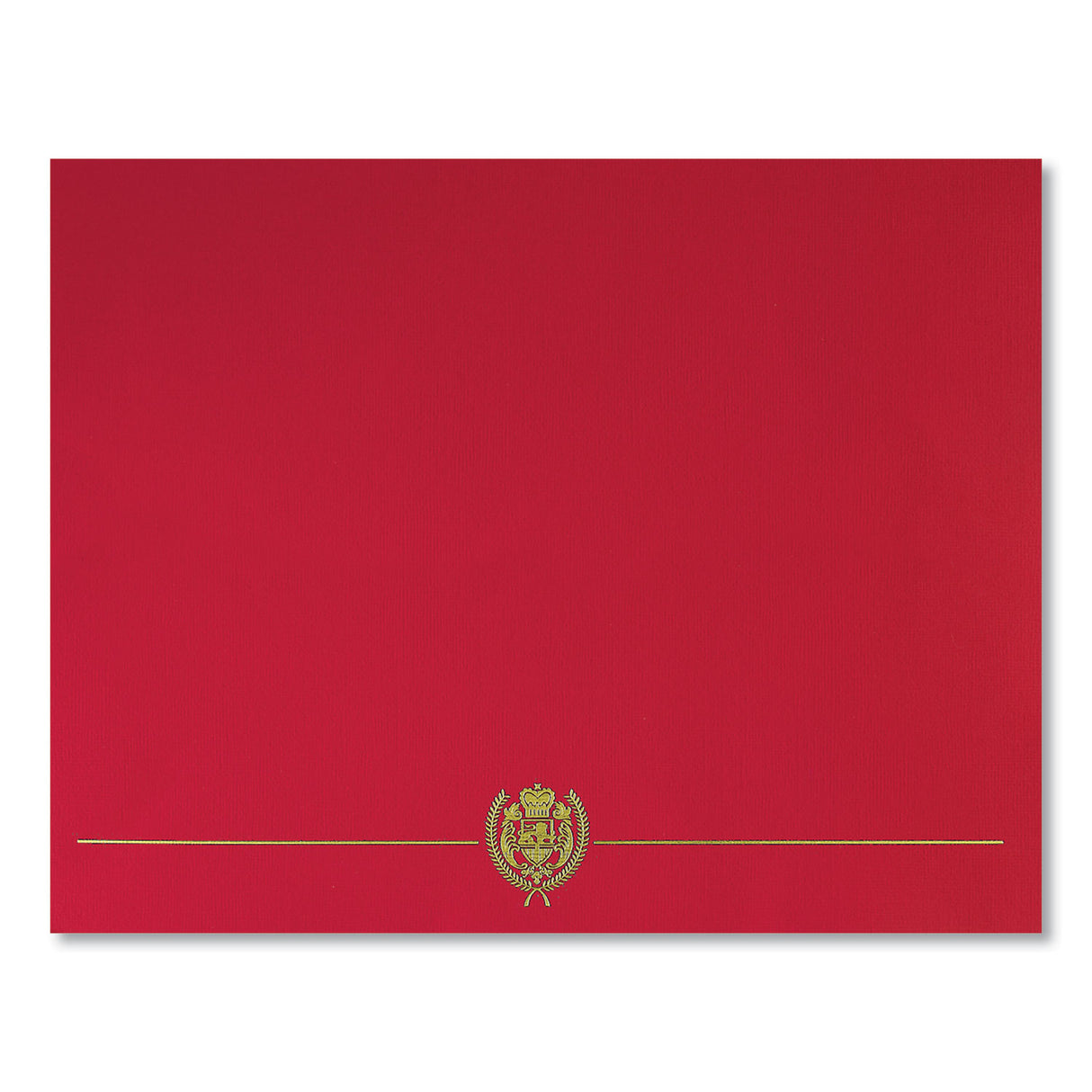 Great Papers! Classic Crest Certificate Covers, 9.38 x 12, Red, 5/Pack (903031S)