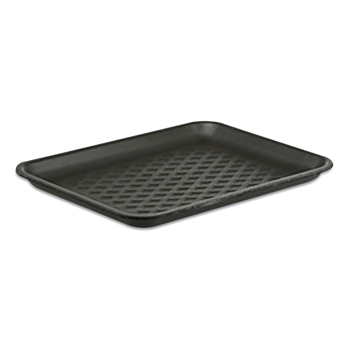 Pactiv Supermarket Tray, #27S, 15 x 5.5 x 0.93, Black, Foam, 250/Carton (51P927S)