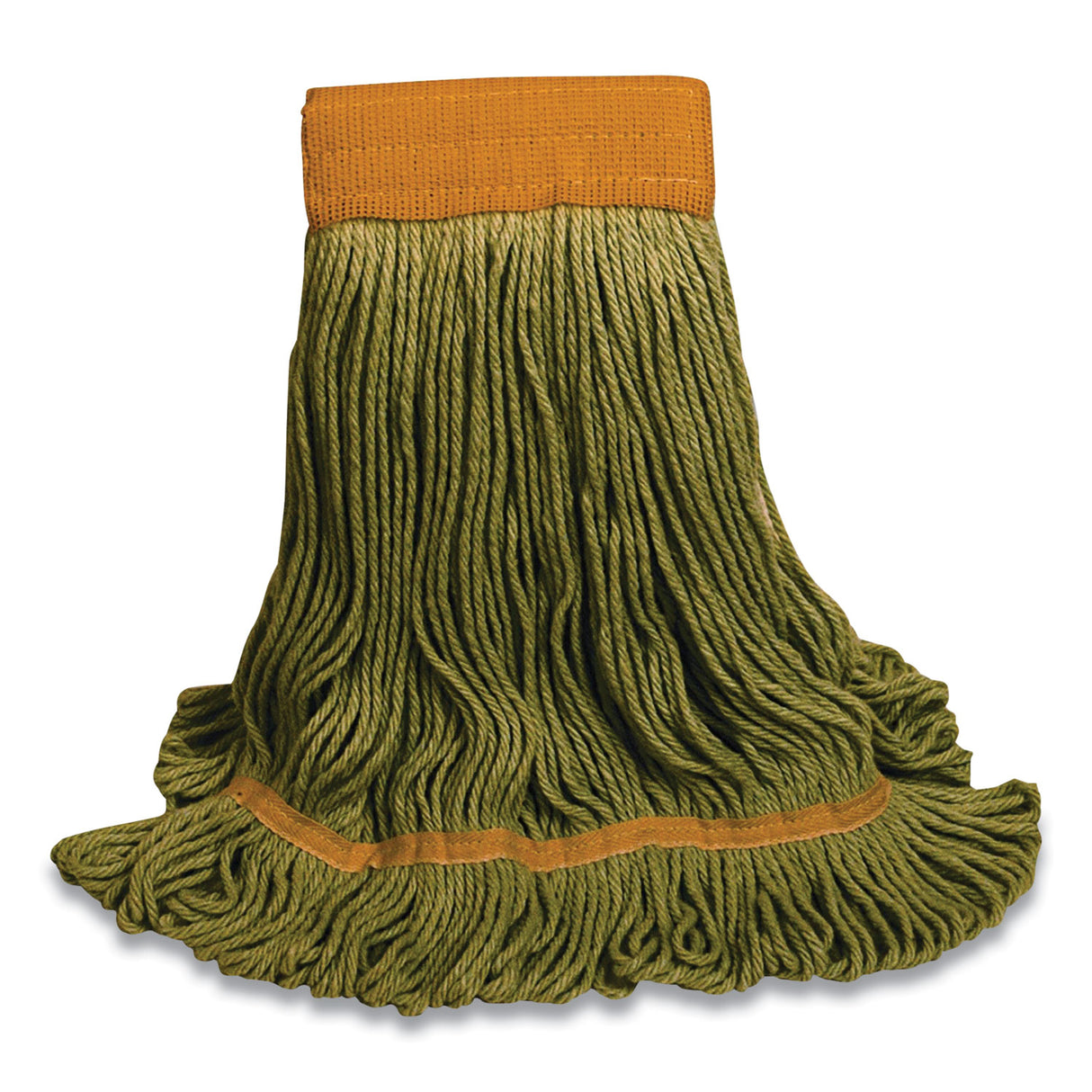 O'Dell 1200 Series Mop Head, PET, Large, 5" Headband, Green (1200LGR)
