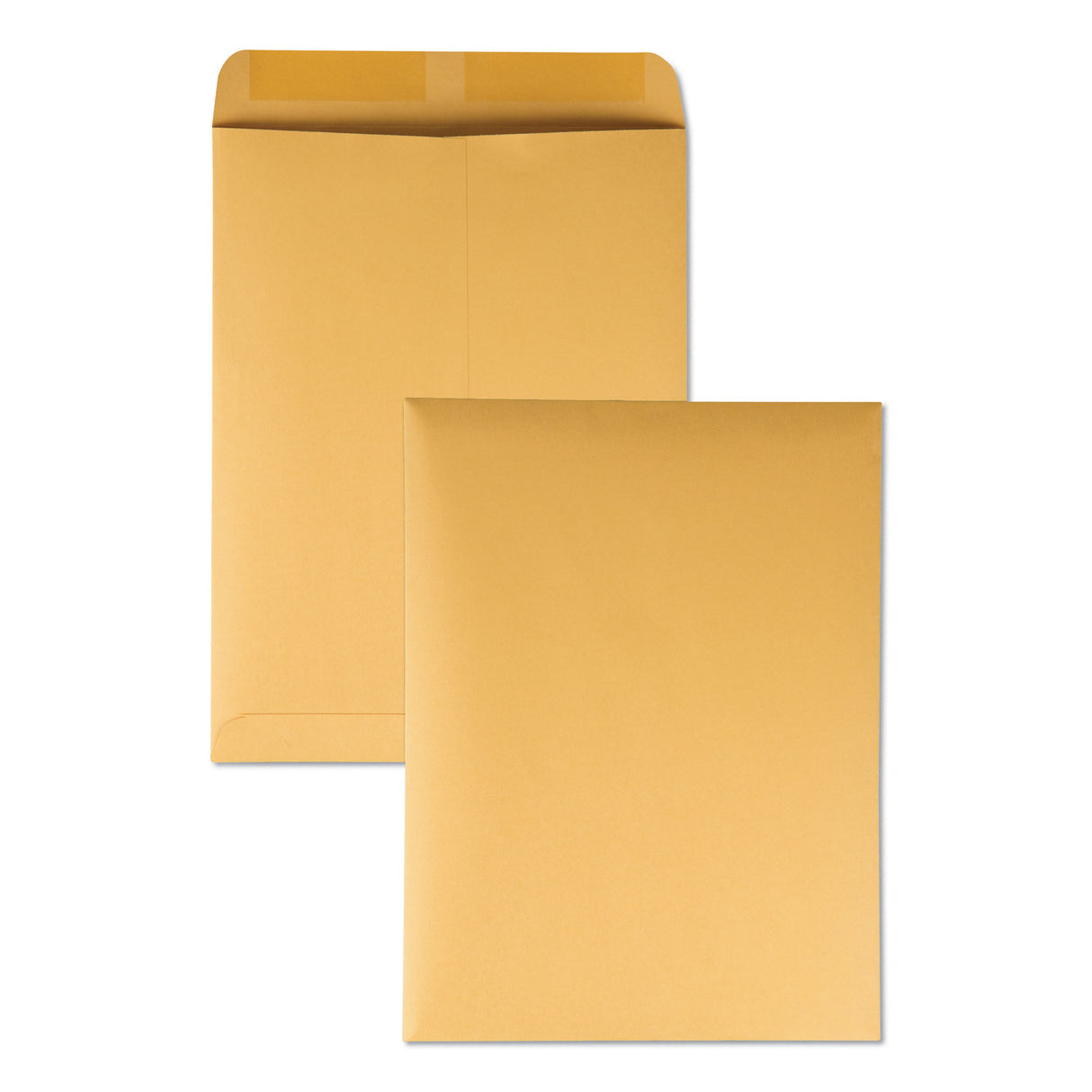 Quality Park Catalog Envelope, 28 lb Bond Weight Kraft, #12 1/2, Square Flap, Gummed Closure, 9.5 x 12.5, Brown Kraft, 250/Box (41565)