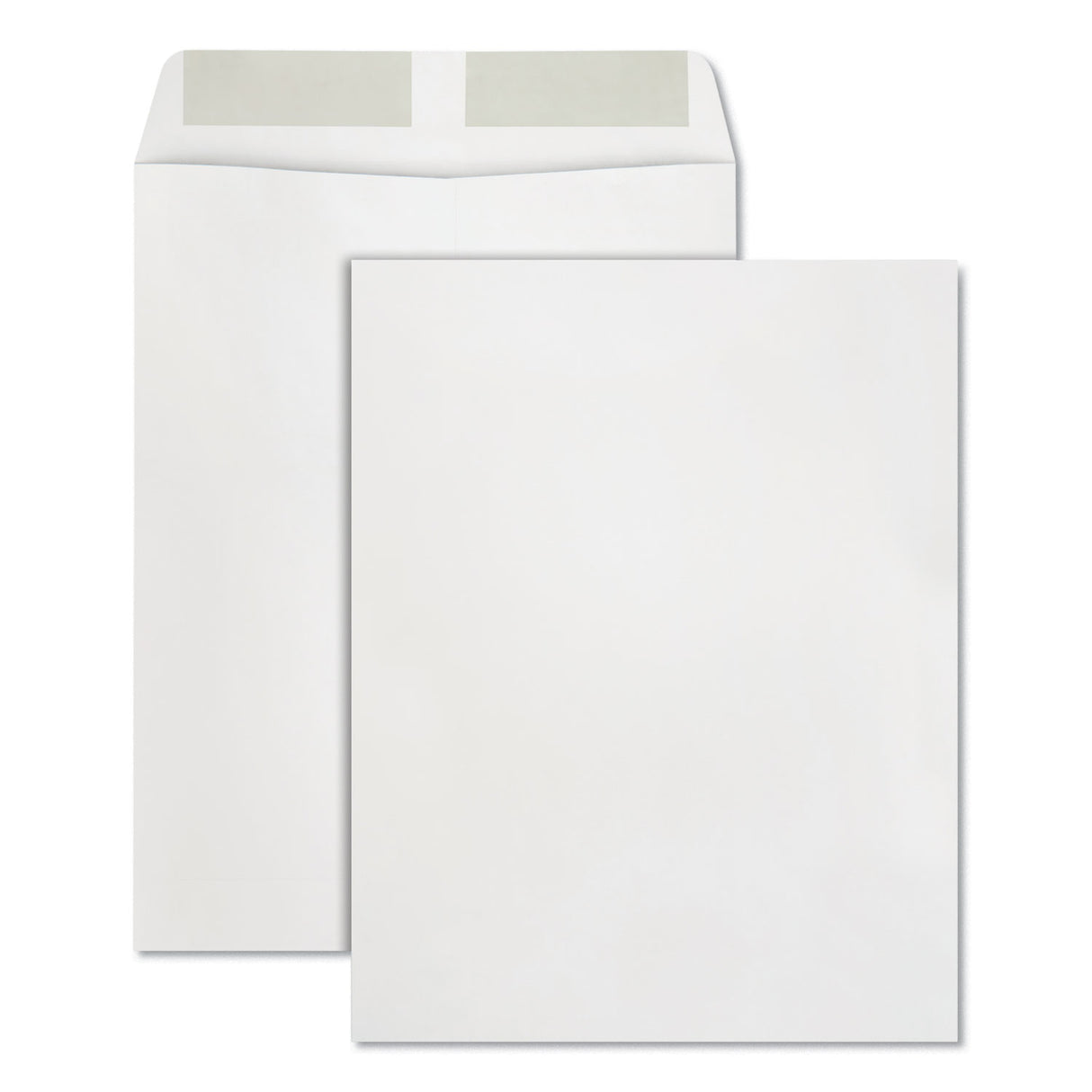 Quality Park Catalog Envelope, 24 lb Bond Weight Paper, #13 1/2, Square Flap, Gummed Closure, 10 x 13, White, 250/Box (41688)