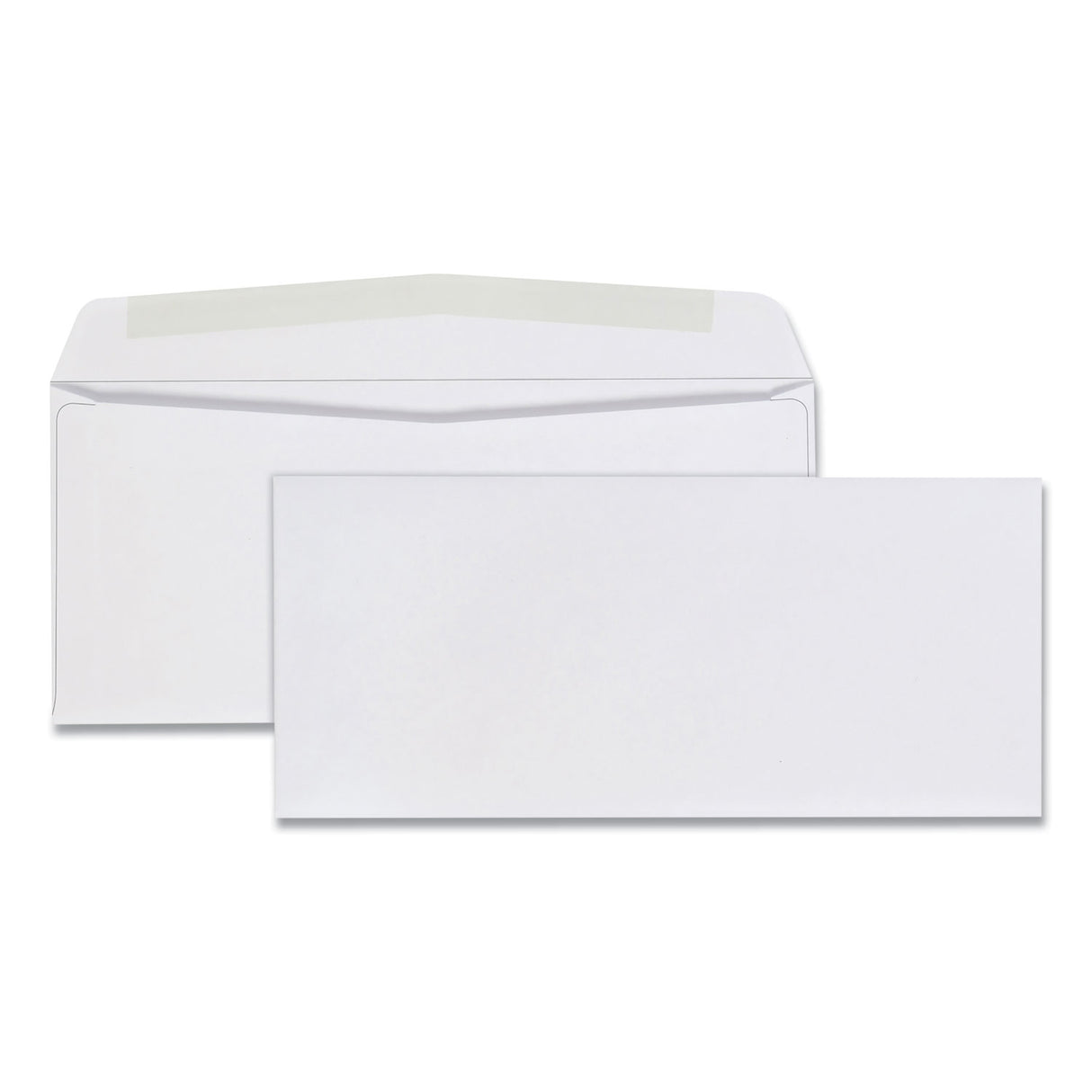 Quality Park Business Envelope, #9, Commercial Flap, Diagonal Seam, Gummed Closure, 24 lb Bond Weight Paper, 3.88 x 8.88, White, 500/Box (90090)