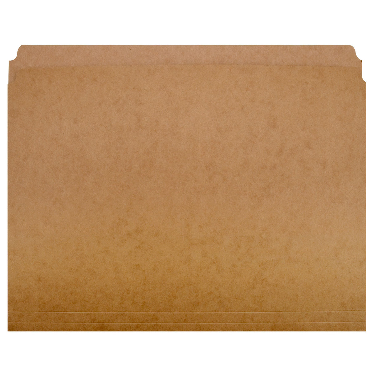 AbilityOne 7530002223443, SKILCRAFT Paperboard File Folder, Straight Tabs, Letter Size, 0.75" Expansion, Brown, 100/Box