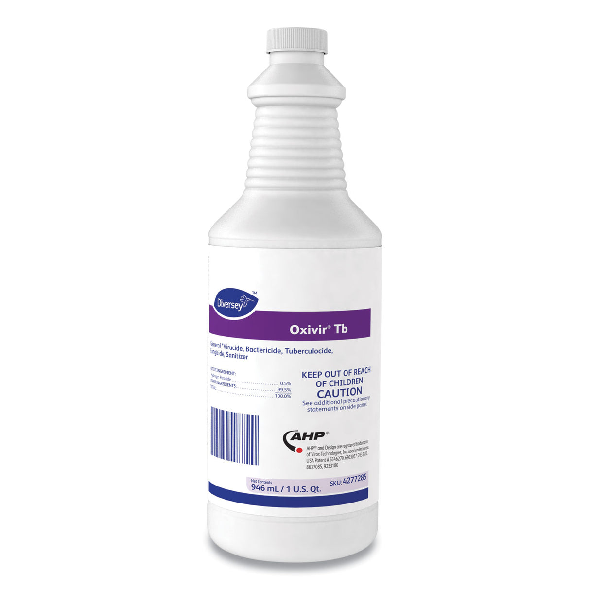 Diversey Oxivir TB One-Step Disinfectant Cleaner, Liquid, 32 oz (4277285EA)