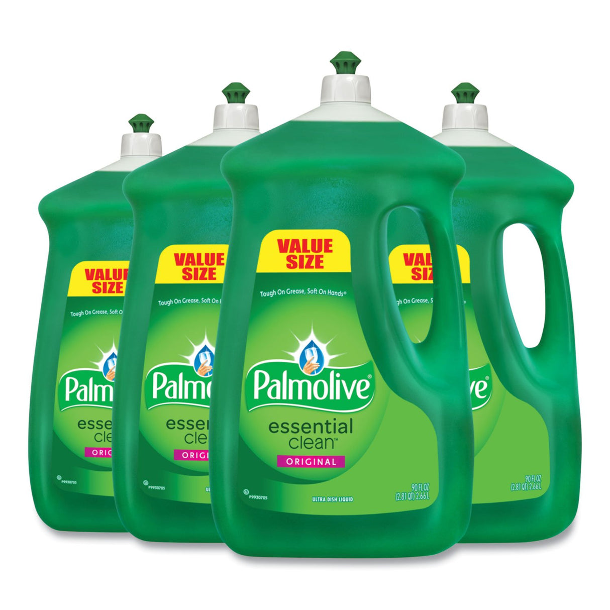 Palmolive Dishwashing Liquid, Original Scent, Green, 90 oz Bottle, 4/Carton (46157)