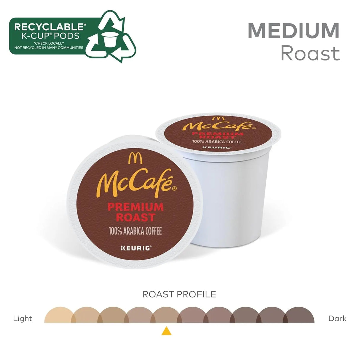 Premium Medium Roast K-Cup Coffee Pods, Premium Roast, 84 Count