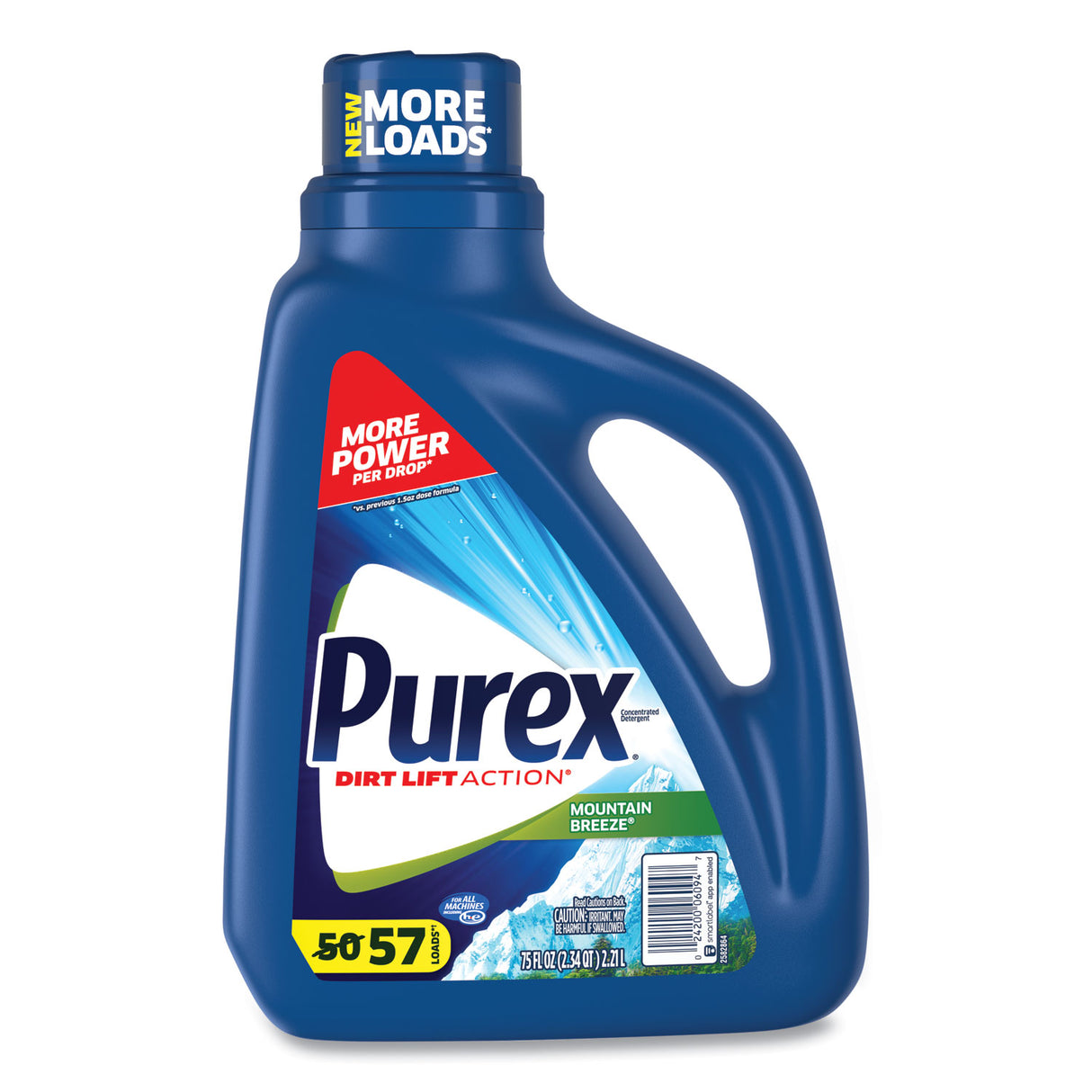 Purex® Liquid Laundry Detergent, 75-oz. Bottle, 6 Bottles (06094CT)