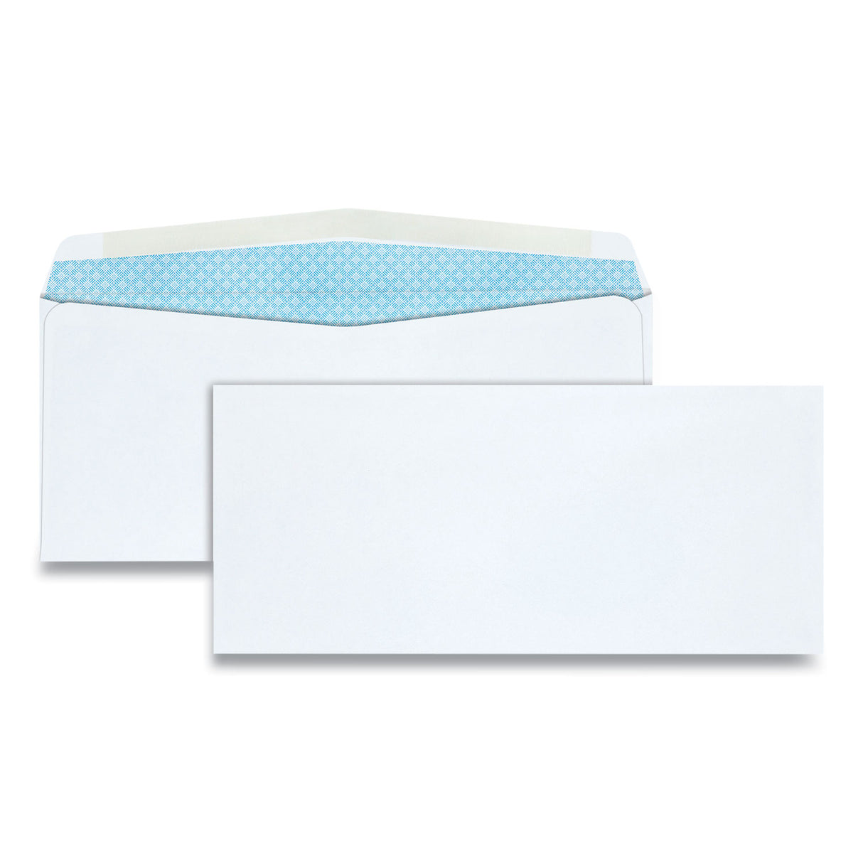 Quality Park Security Tint Business Envelope, #10, Commercial Flap, Gummed Closure, 4.13 x 9.5, White, 500/Box (90030)