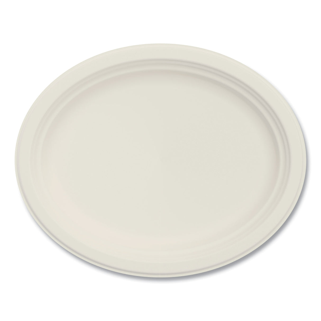 Dart BARE ECO-FORWARD SUGARCANE DINNERWARE, PLATTER, 10 X 12.5, IVORY, 500/CARTON (12PLRSC1)