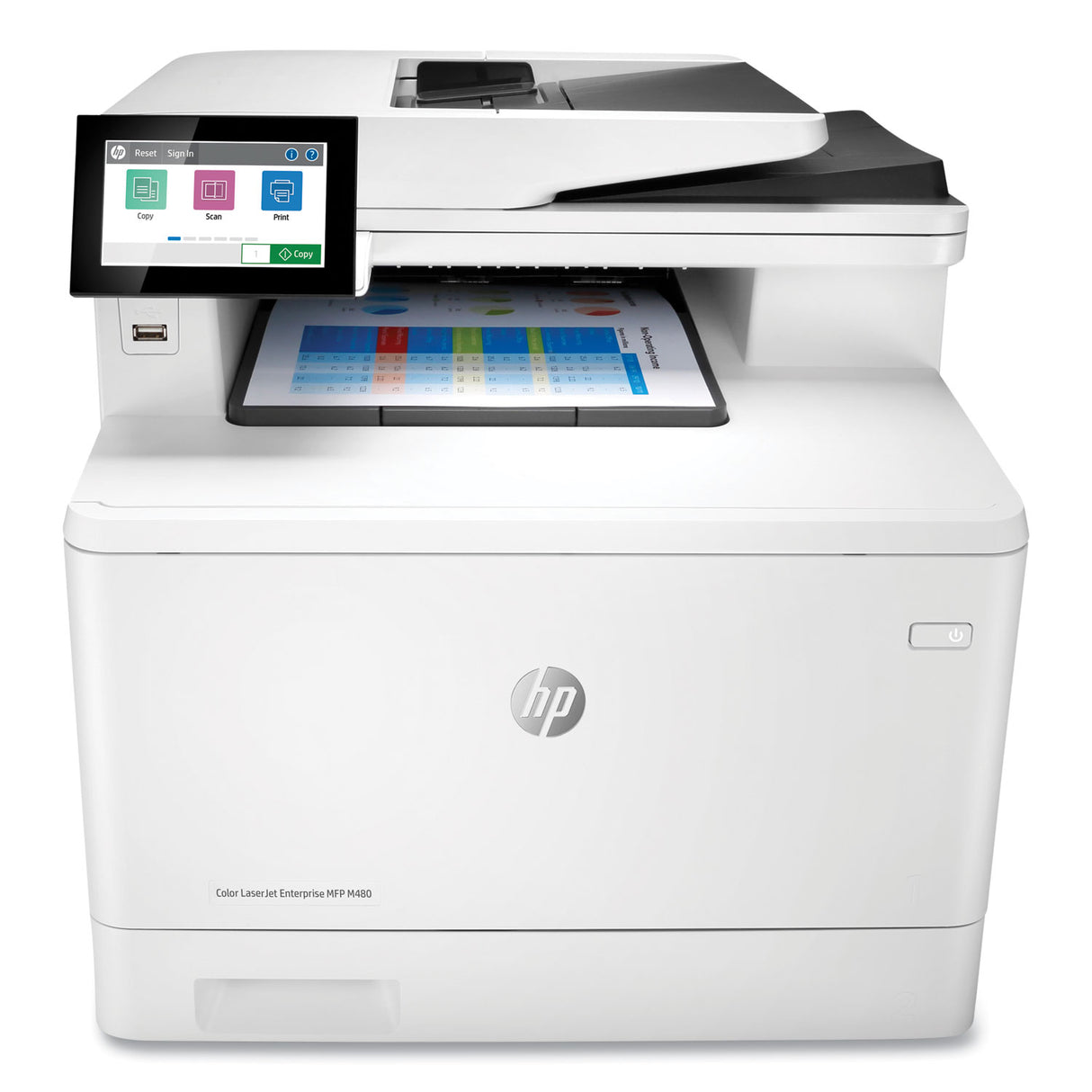 HP LaserJet Enterprise Color MFP M480f, Copy/Fax/Print/Scan (3QA55A)