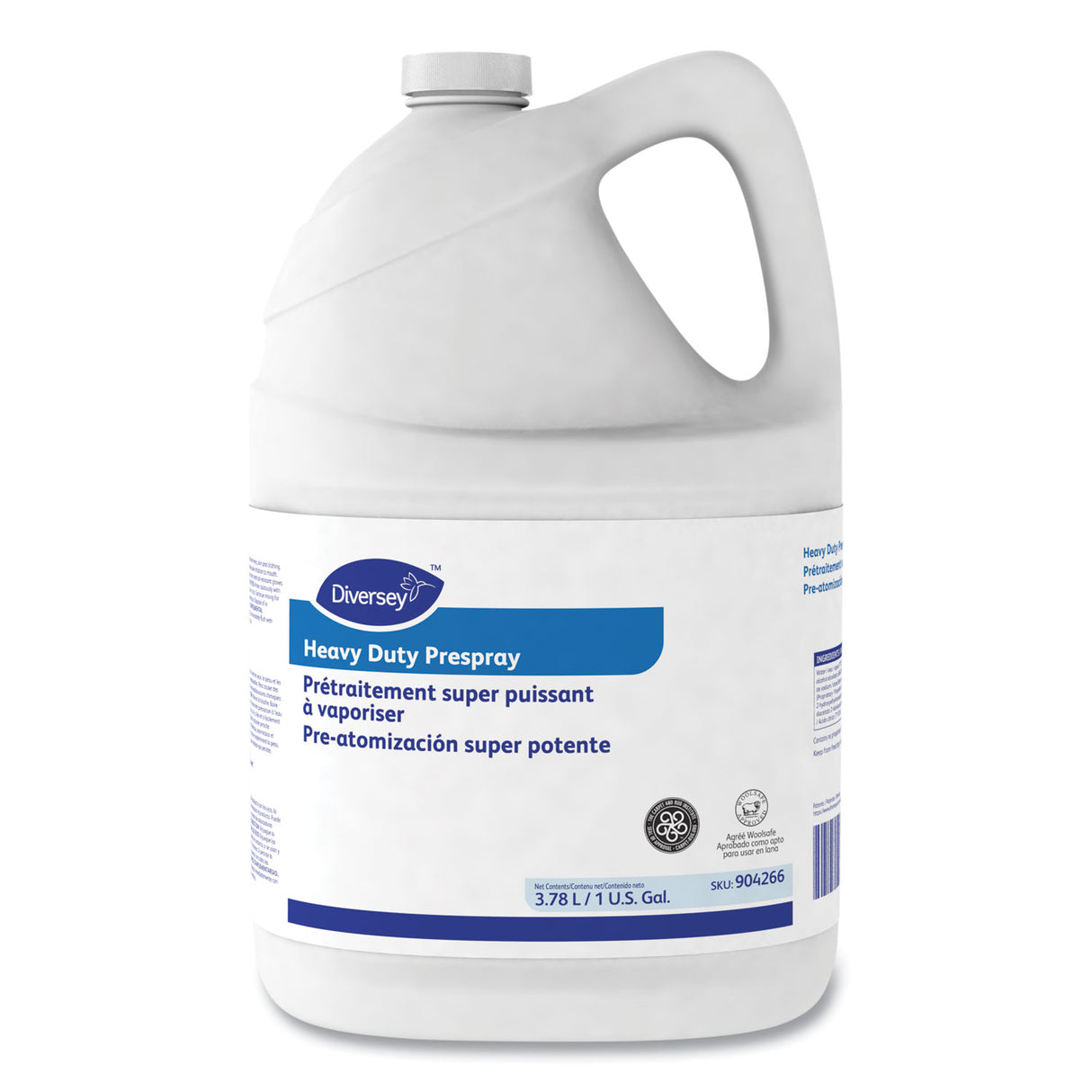 Diversey Carpet Cleanser Heavy-Duty Prespray, Fruity Scent, 1 gal Bottle, 4/Carton (101109737)