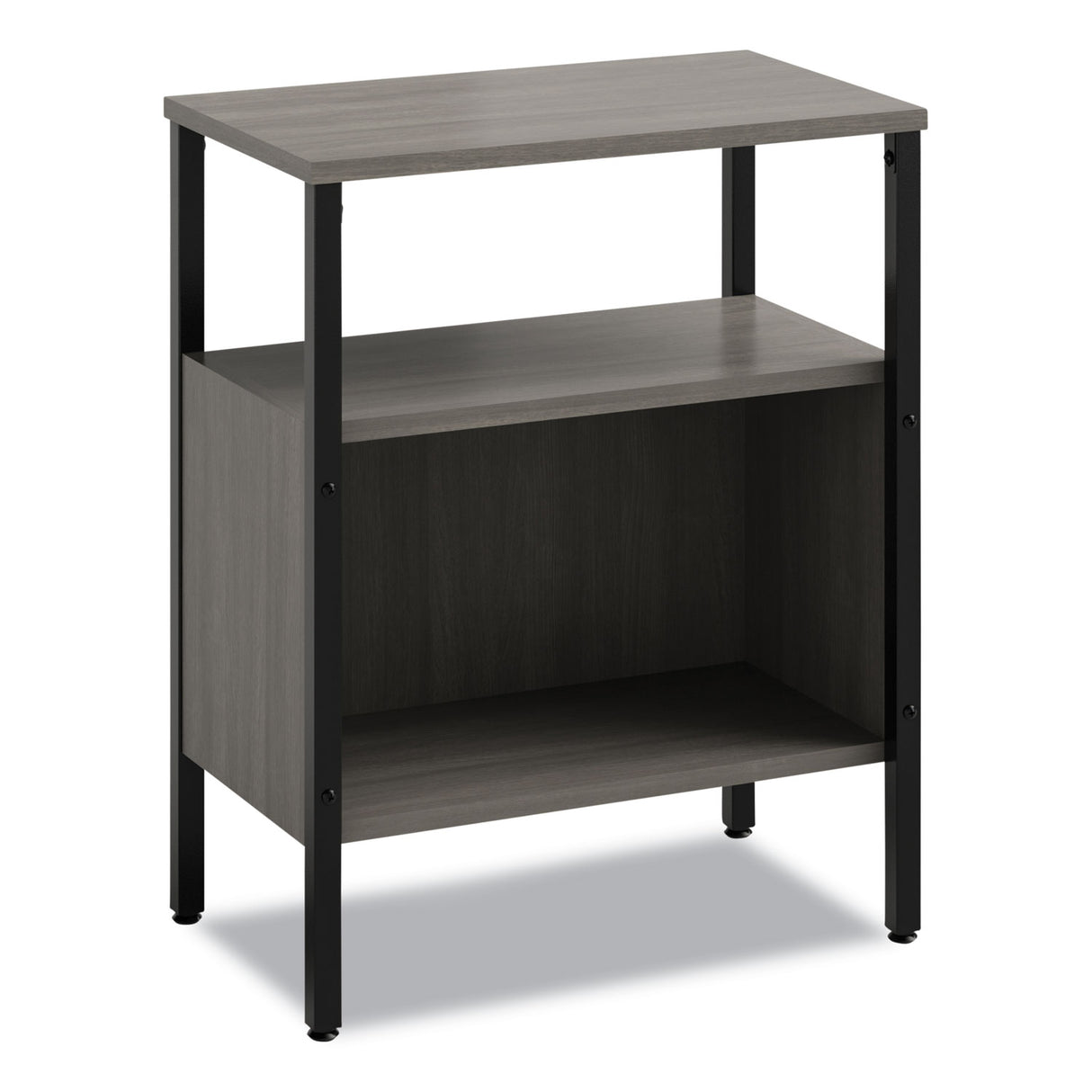 Safco Simple Storage, Two-Shelf, 23.5w x 14d x 29.6h, Gray (5507BLGR)