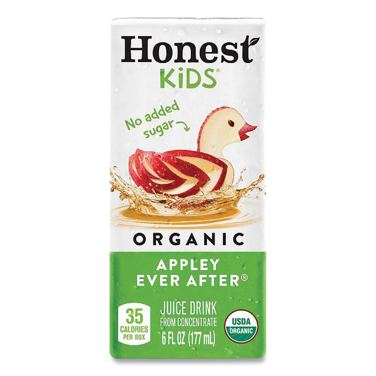 Honest Kids Organic Juice Drink, Appley Ever After, 6 oz, 50/Carton (CCU41979)